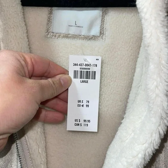 Hollister Shearling Biker Jacket - Picture 6 of 7